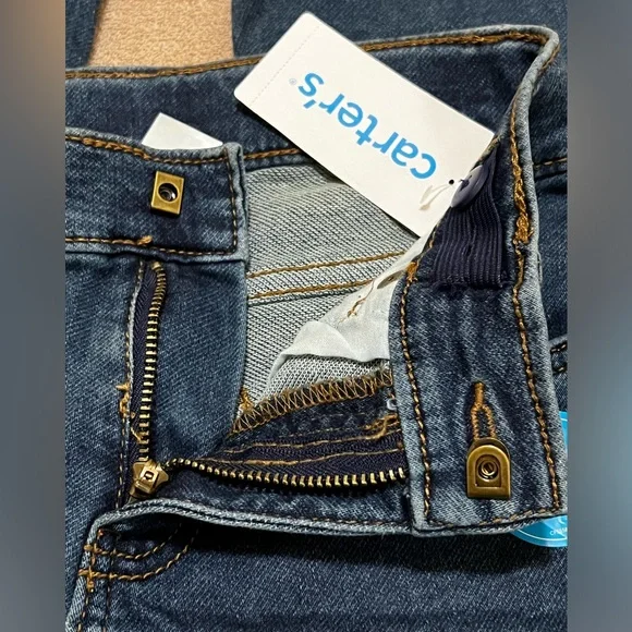 Carter’s Boys Jeans Skinny Snap Closure Adjustable Waist Size 6 NWT - Picture 7 of 7